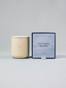 Santorini Island Home Candle