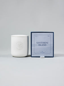 Santorini Island Home Candle