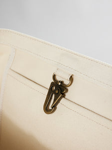 BBYC Off White Canvas Tote Bag