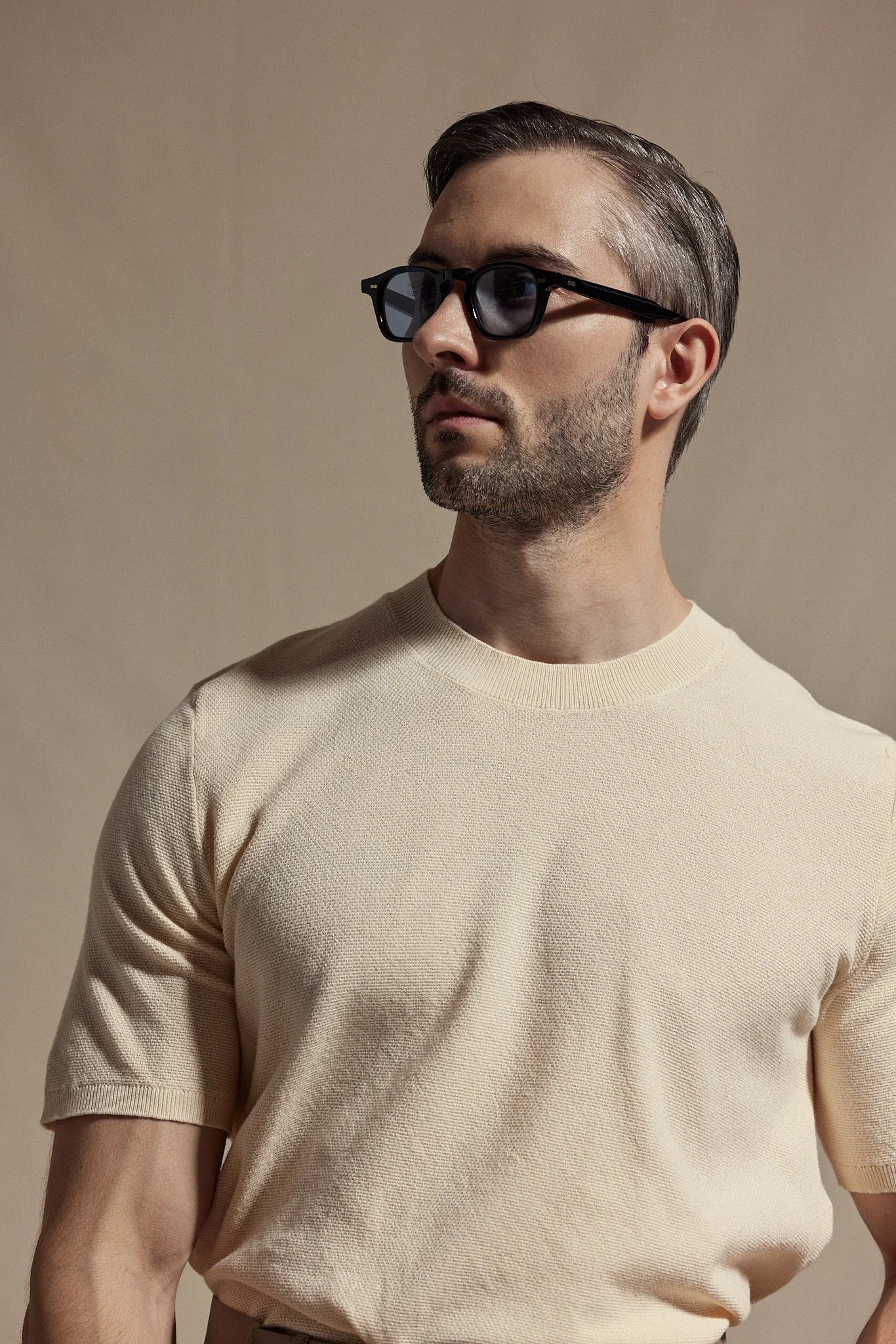 Open Weave Knitted Tee