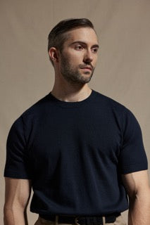 Open Weave Knitted Tee
