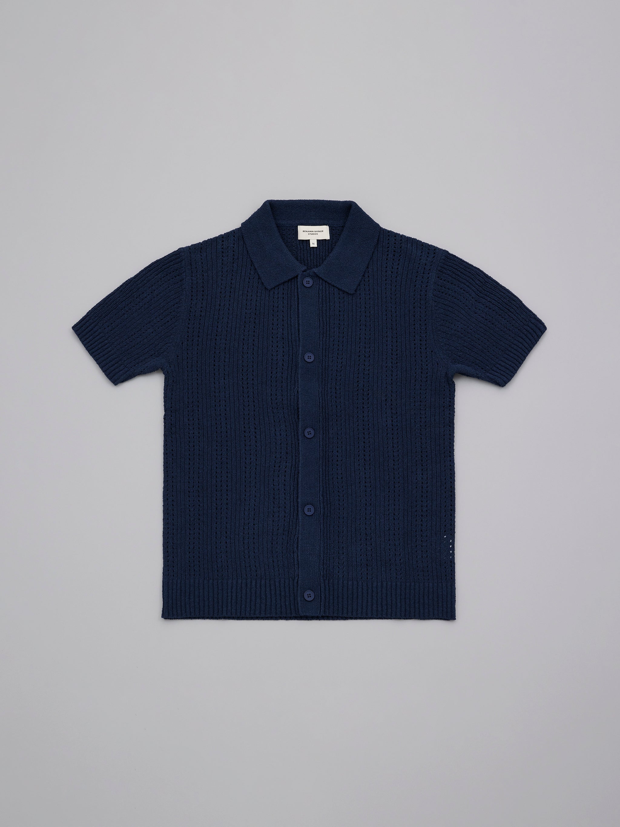 Dickie Woven Knit Shirt - Navy