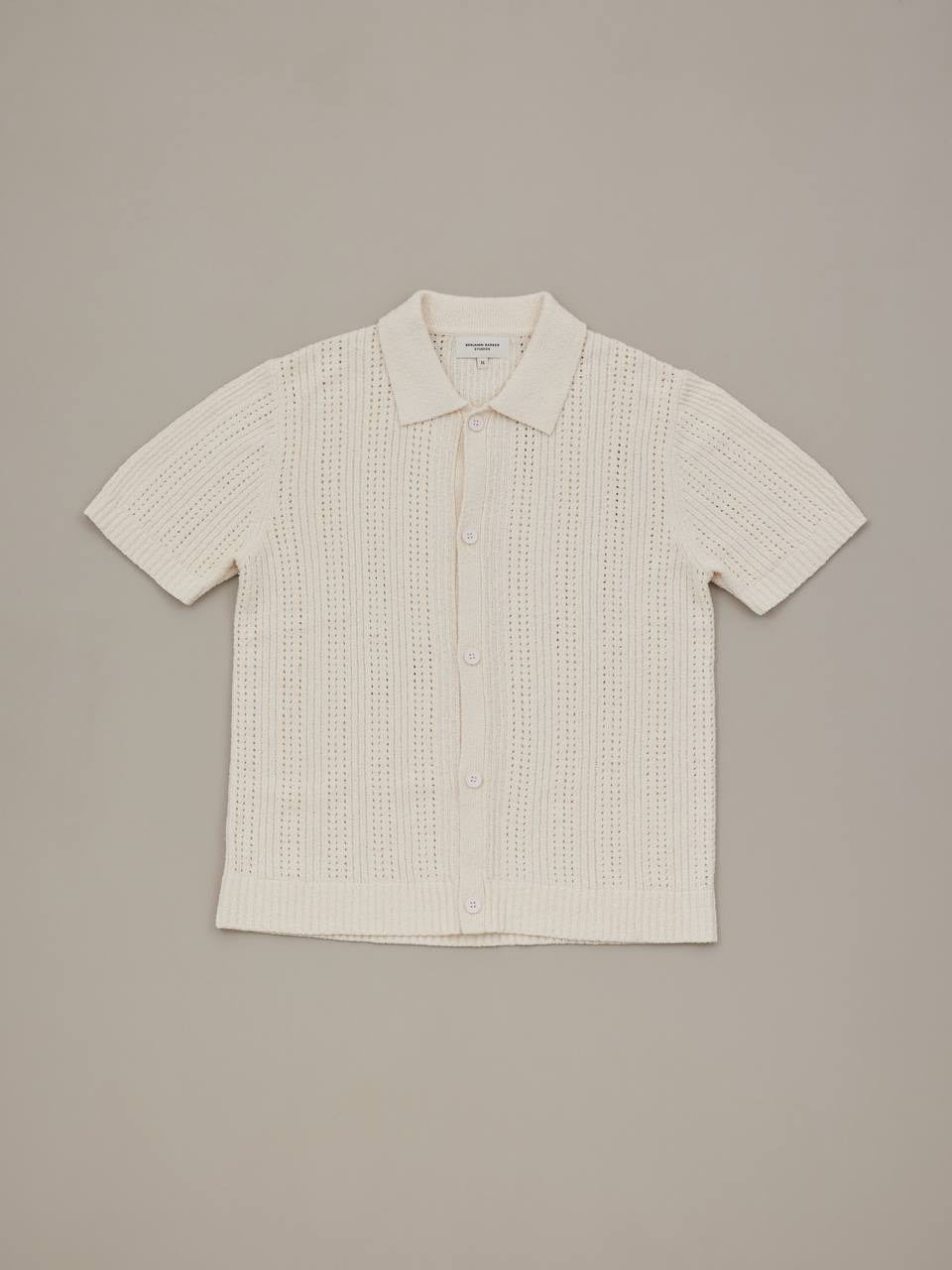Dickie Woven Knit Shirt - Ecru