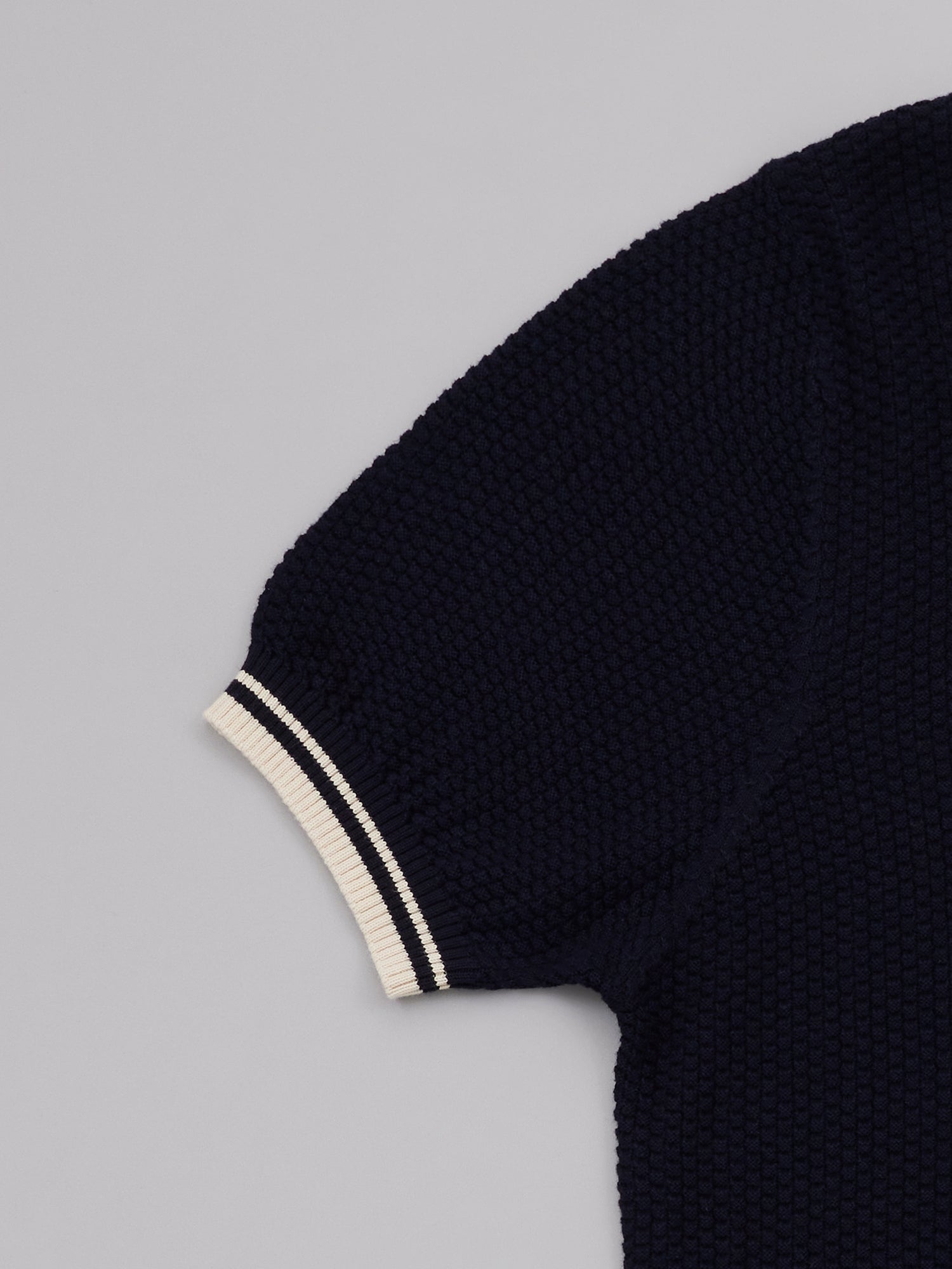 Textured Knit Polo