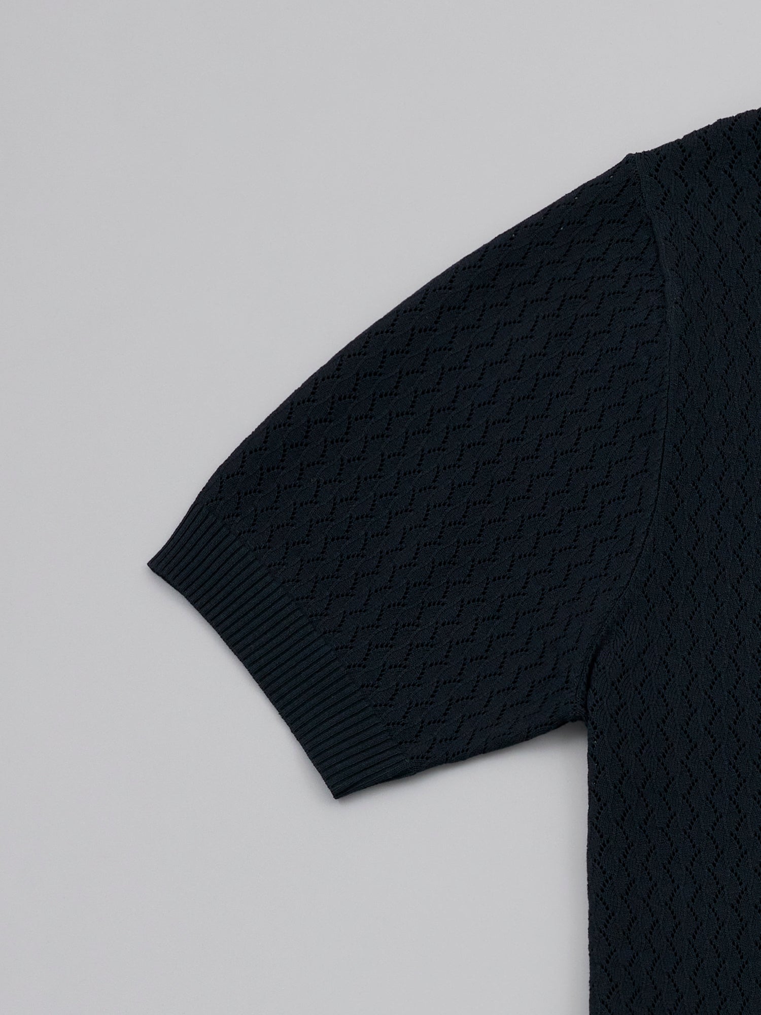 Riviera Pointelle Knit Polo