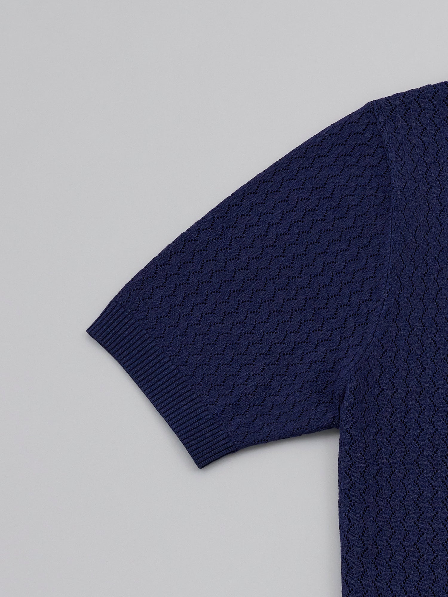 Riviera Pointelle Knit Polo