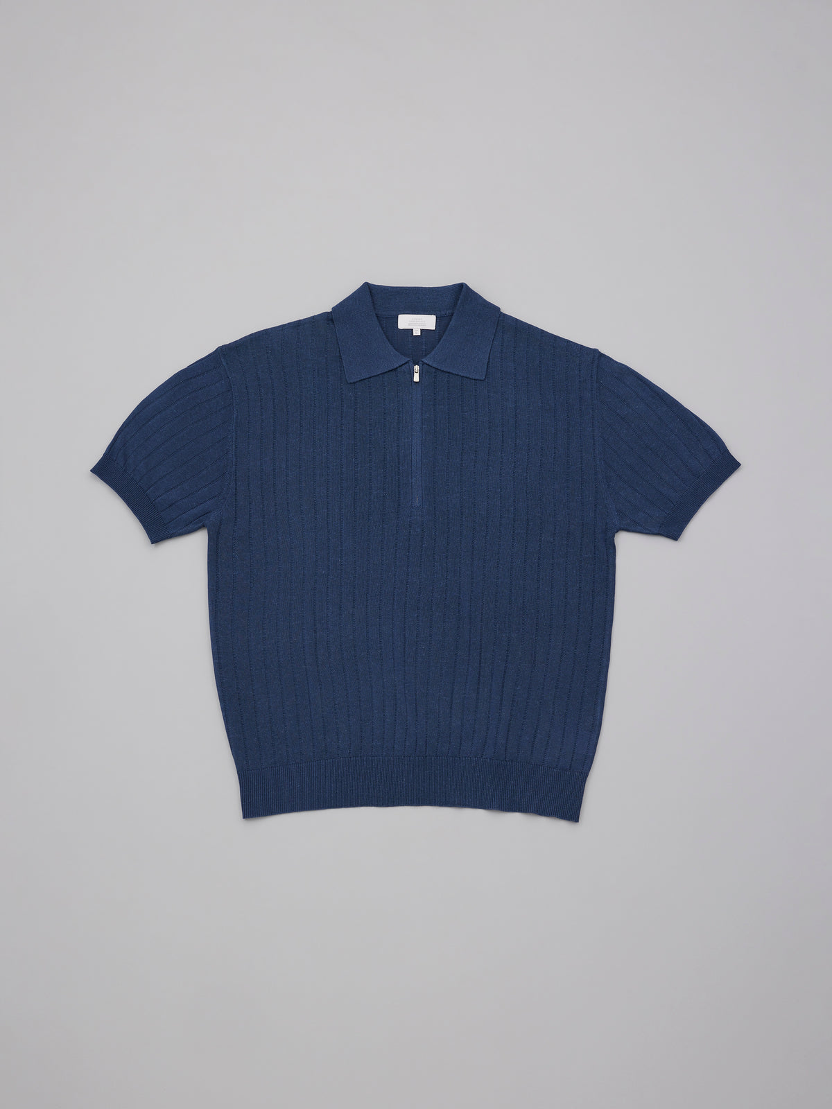 Half Zip Rib Polo