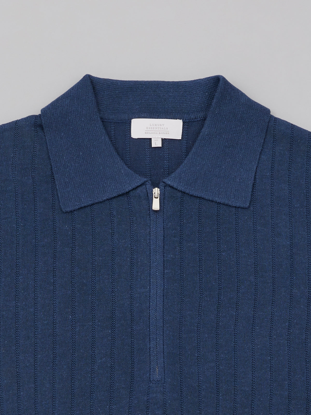 Half Zip Rib Polo