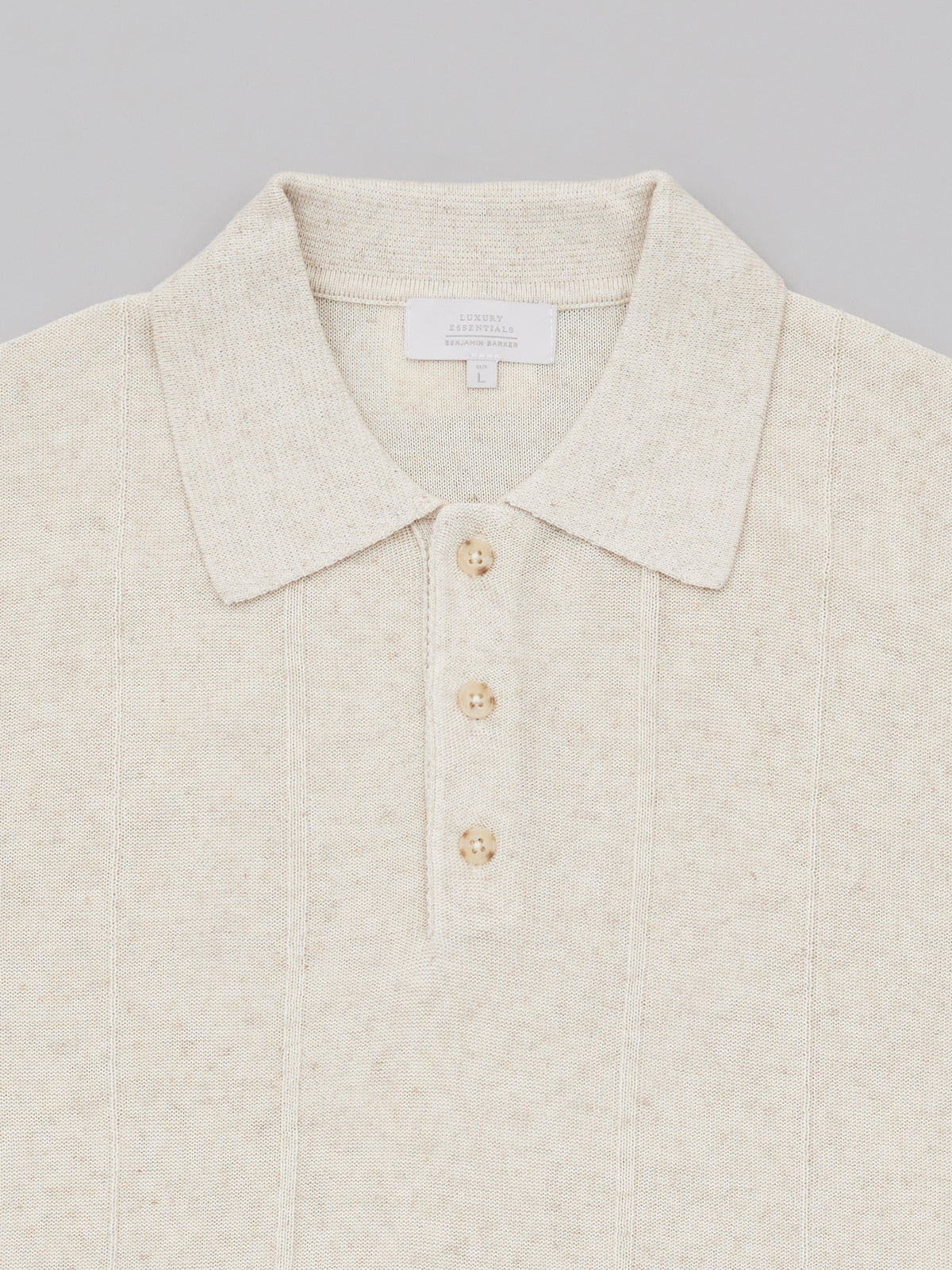 Textured Knit Polo