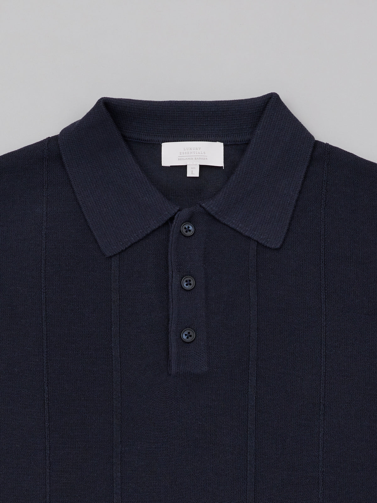 Textured Knit Polo