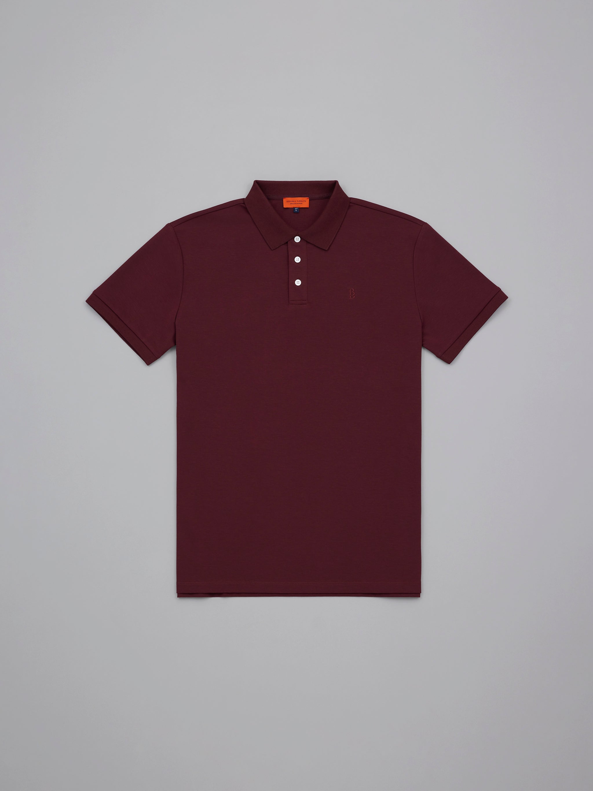 トップス Pedestal polo tee Benjamin Barker - Performance Tech Rib Polo Tee