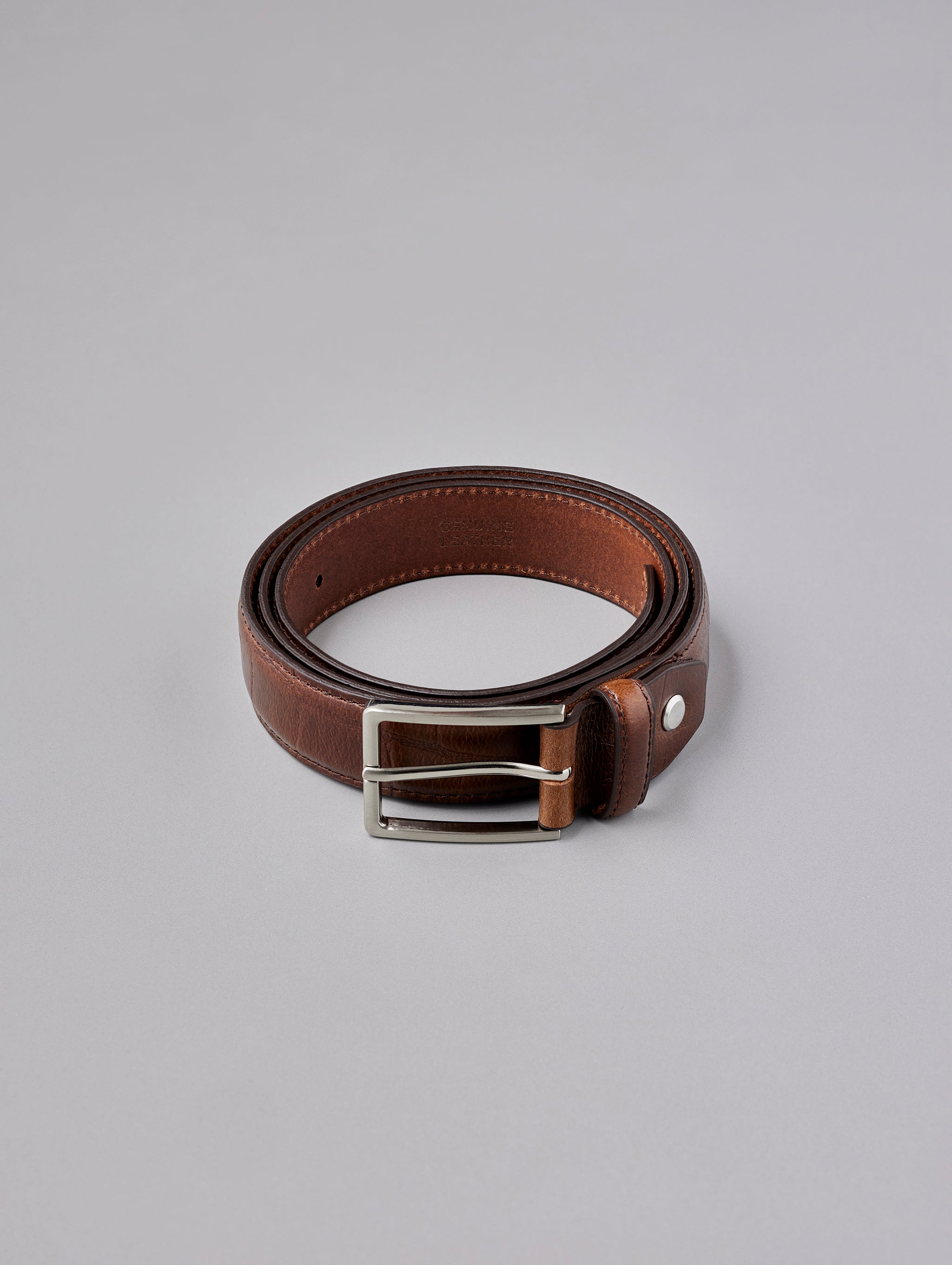 Embossed Leather Belt