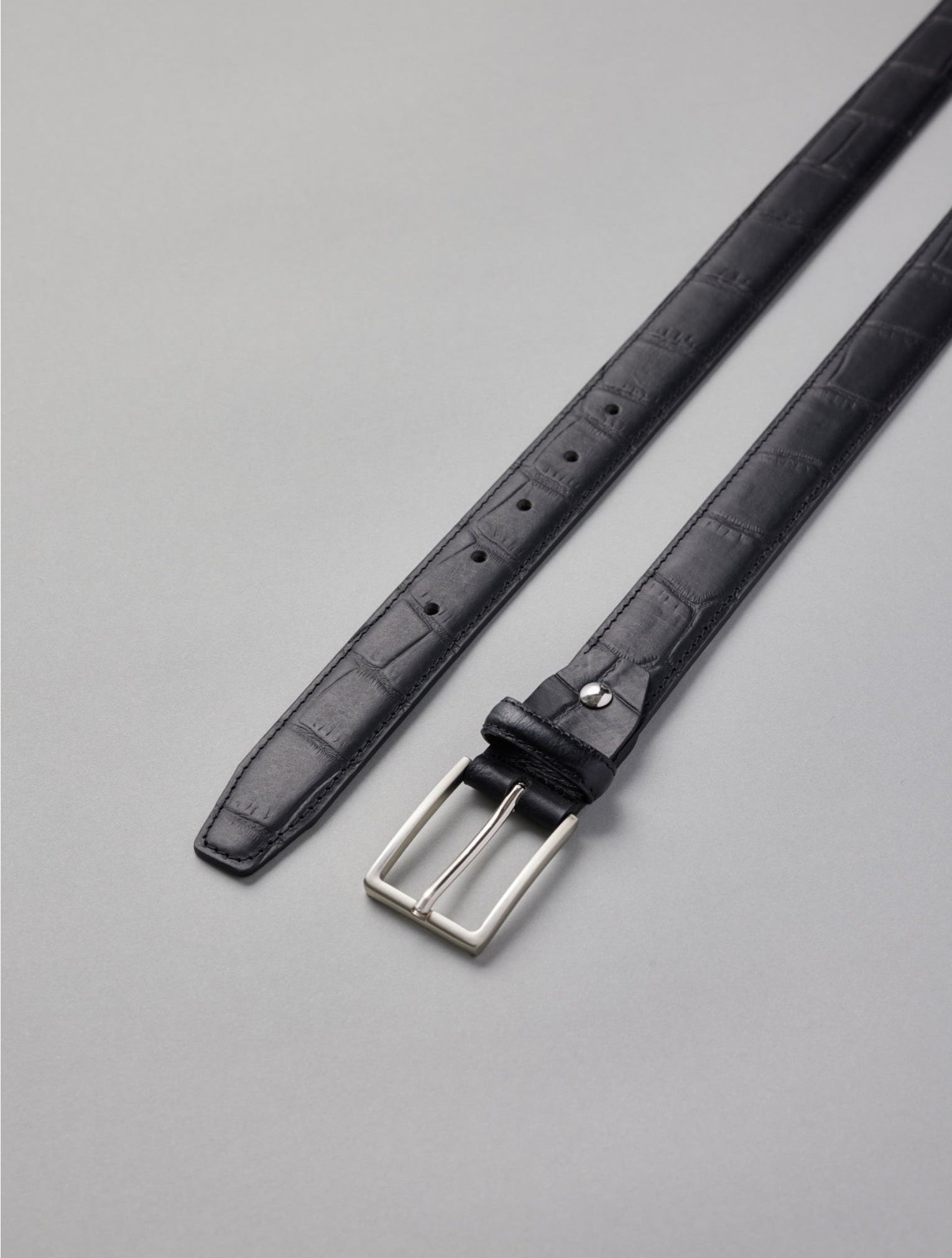 Embossed Leather Belt