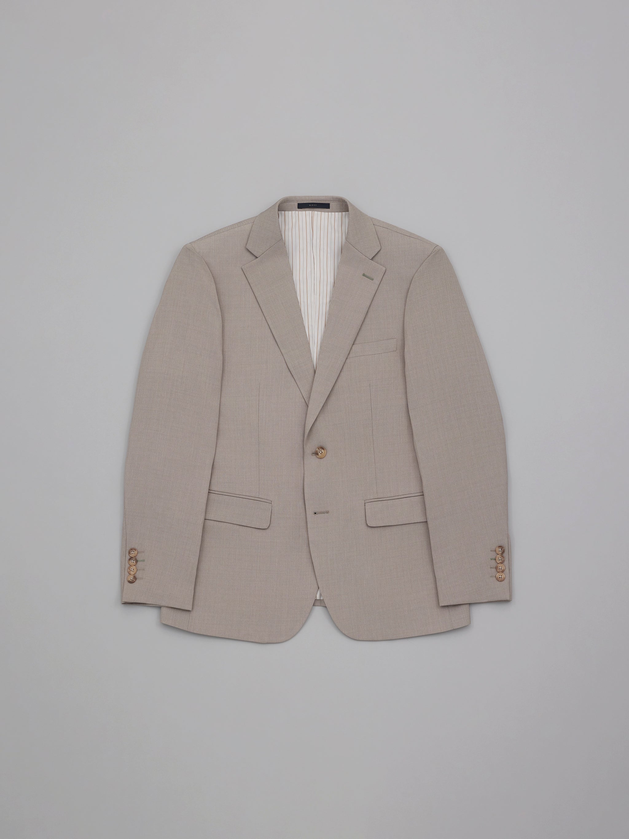 Motoji Warm Gray Suit Jacket