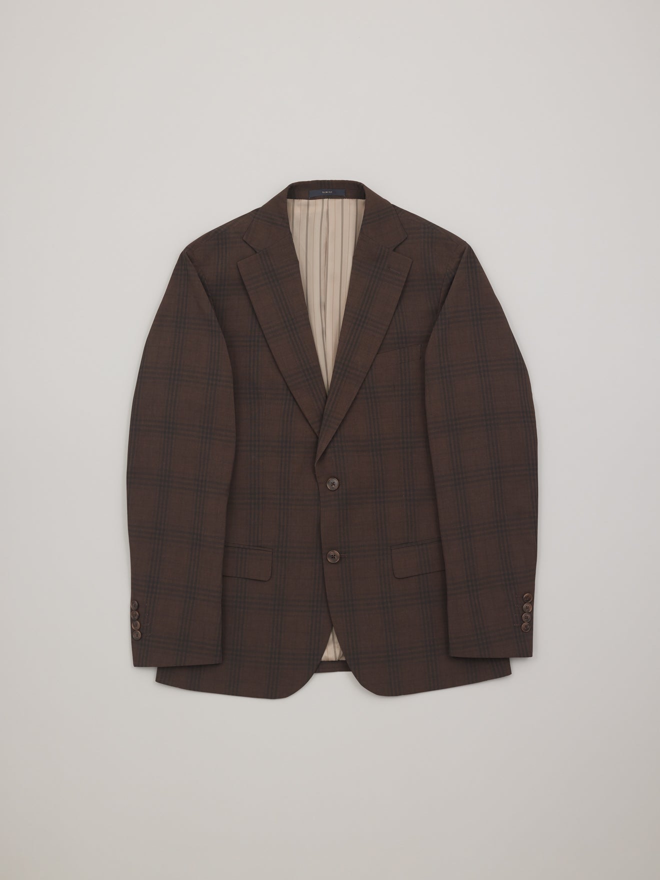 Kazuo Umber Plaid Blazer