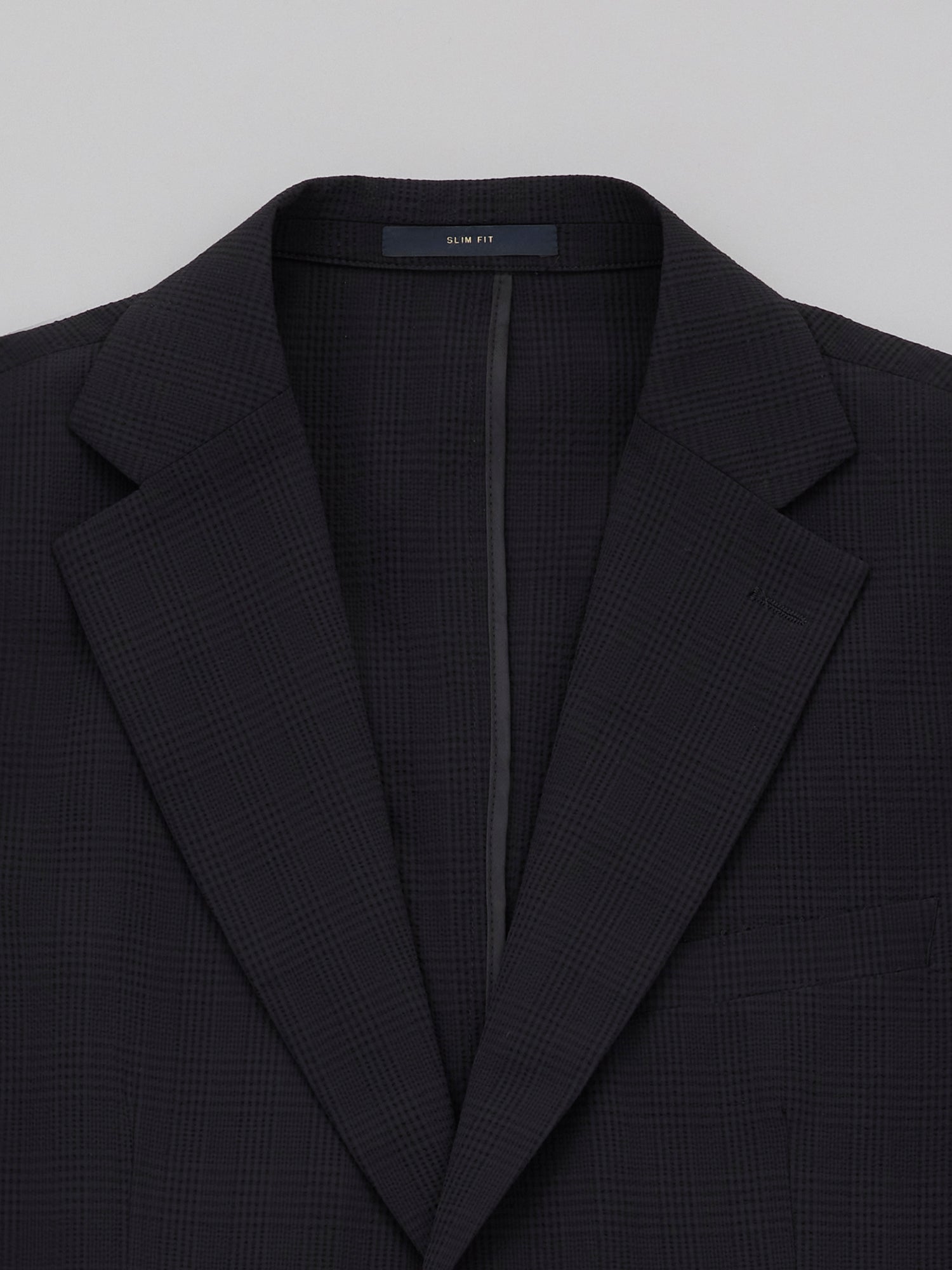 Ueda Black Seersucker Suit