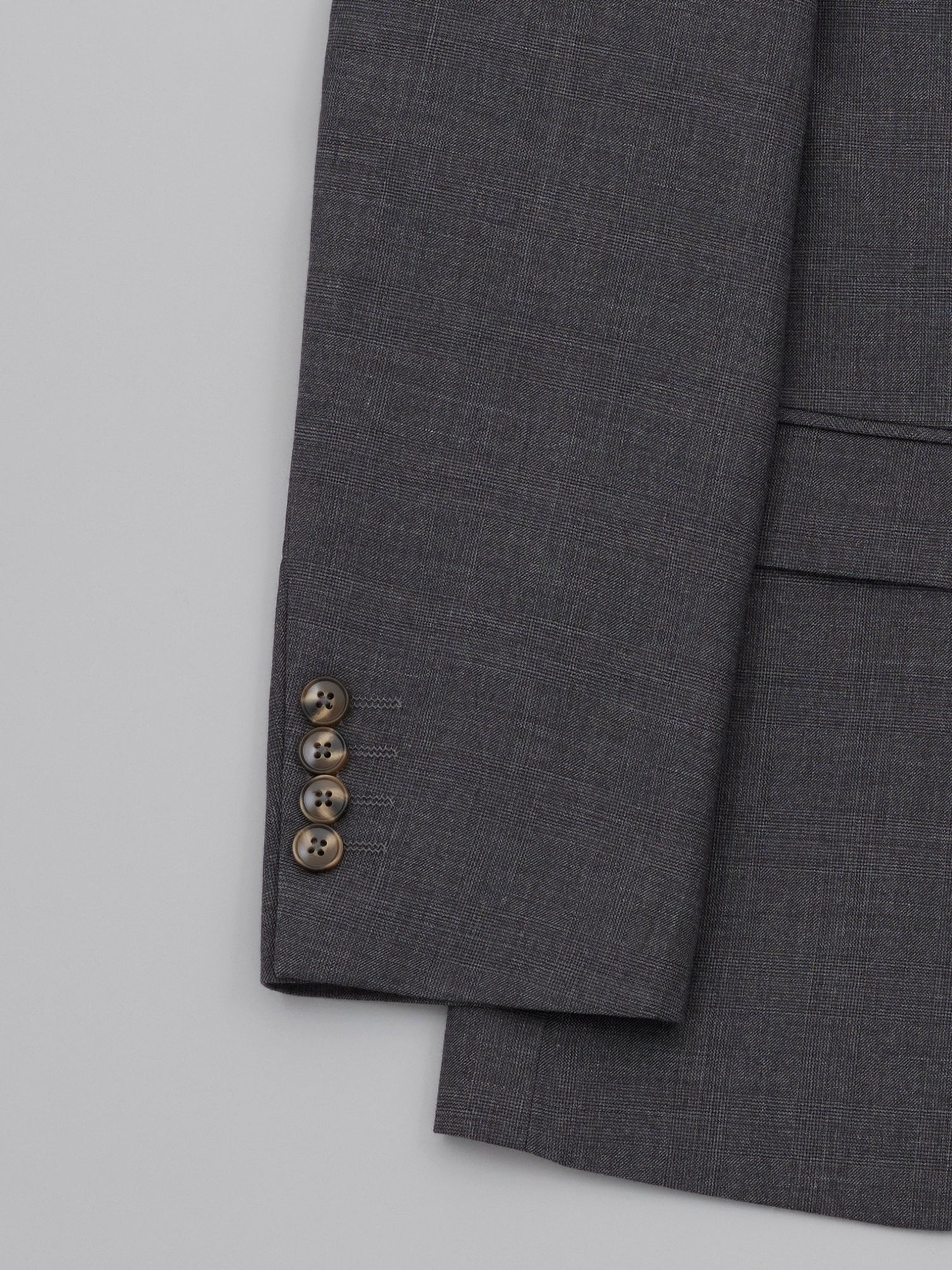 Tetsu Charcoal Glen Plaid Suit