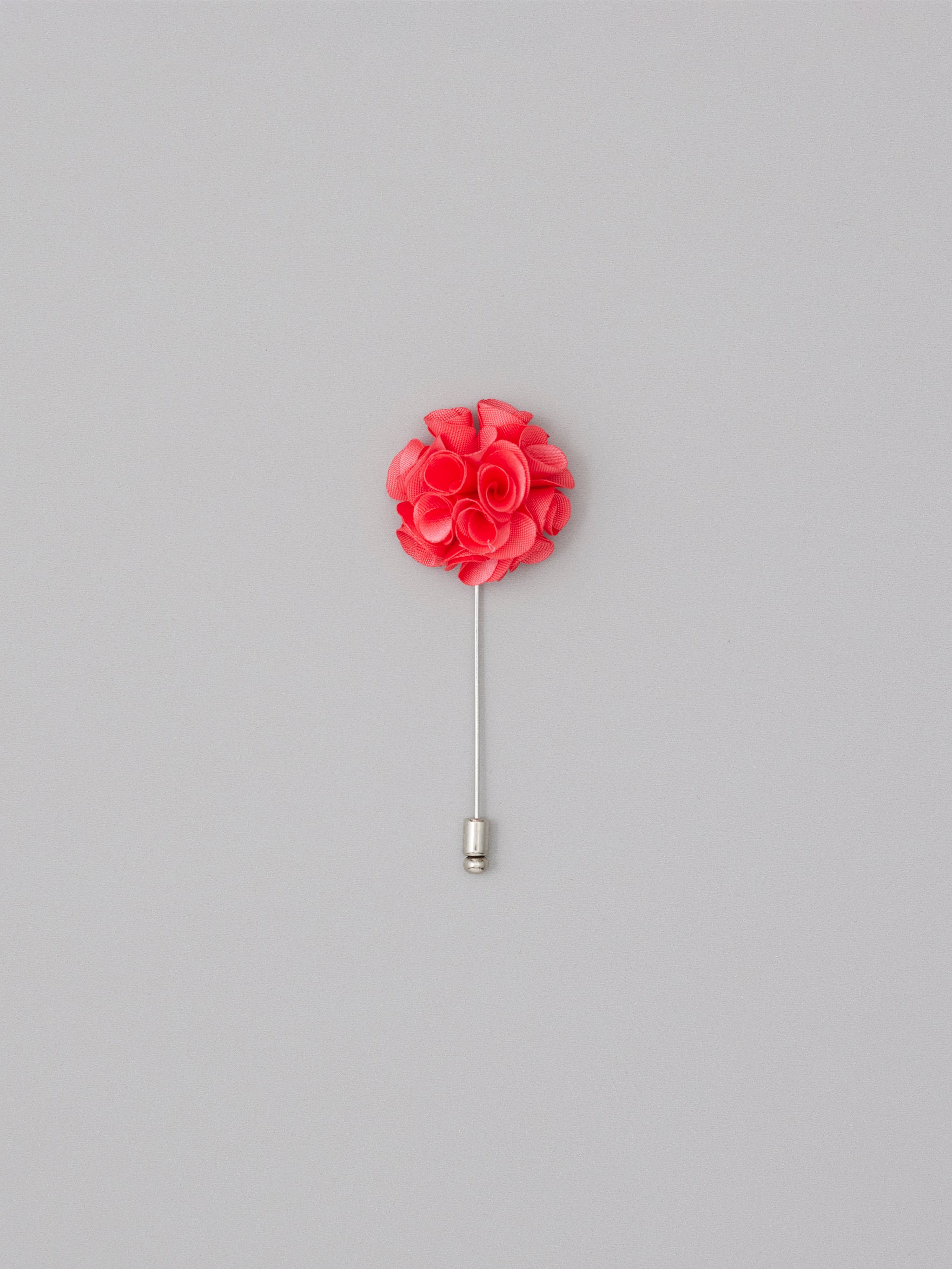 Wardle Deep Coral Lapel Pin