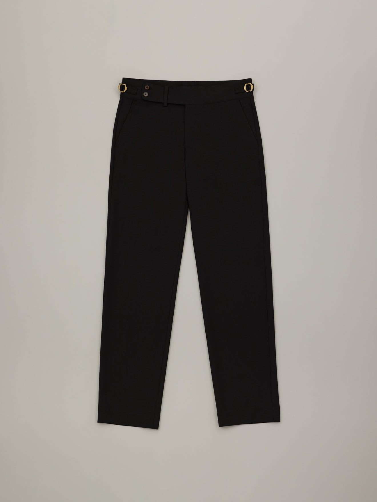 Ueda Black Ghurka Pants