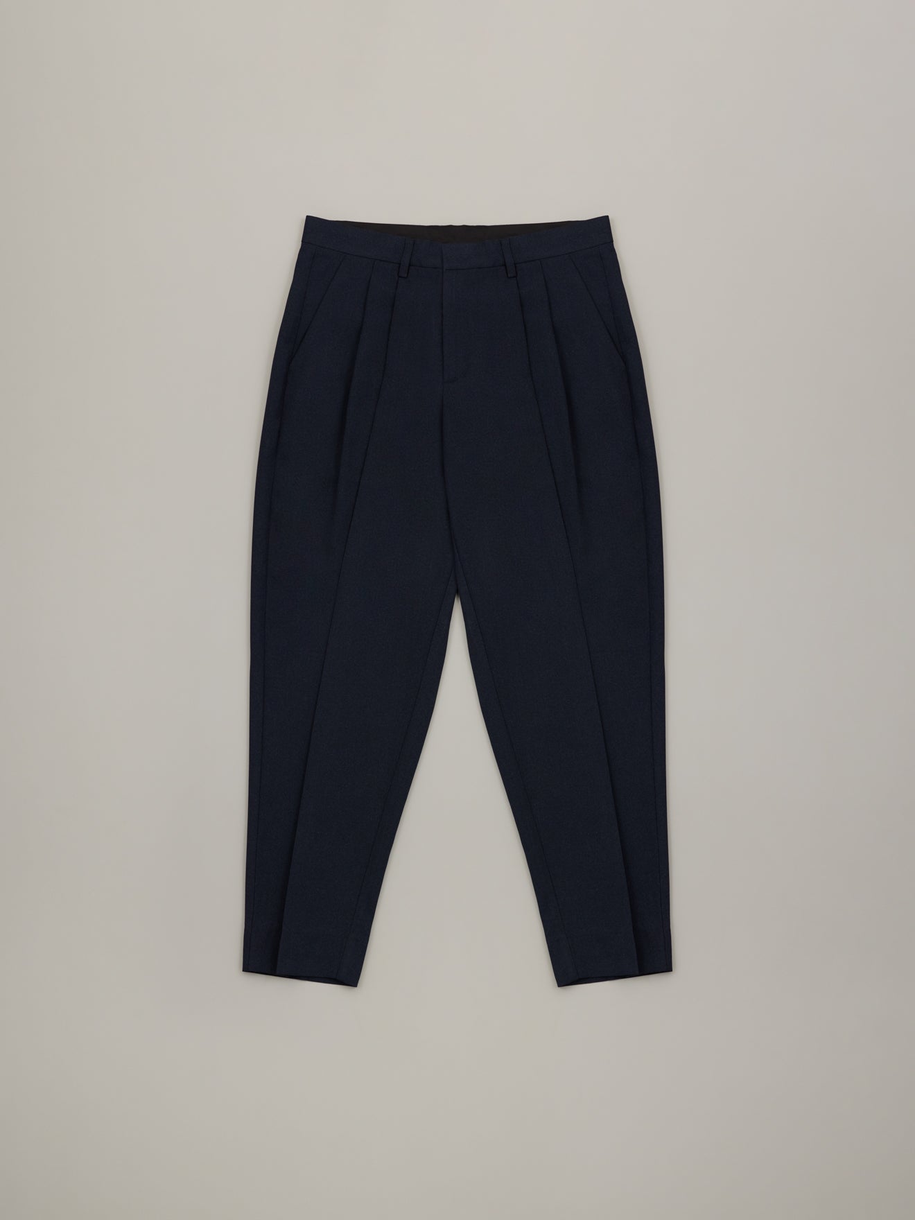 Imasaka Dark Navy Pleated Pants