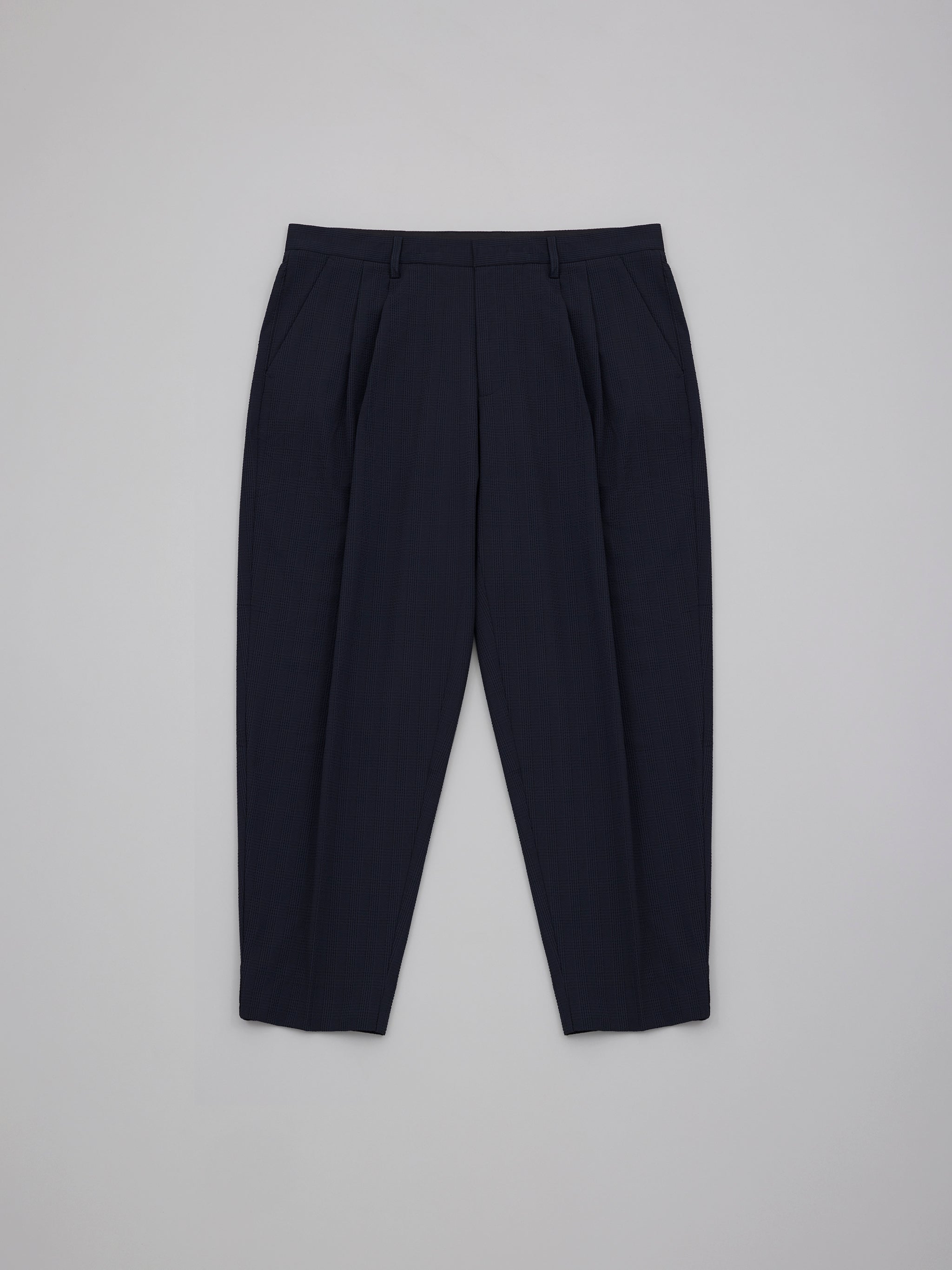 Kaori Dark Seersucker Suit Pants