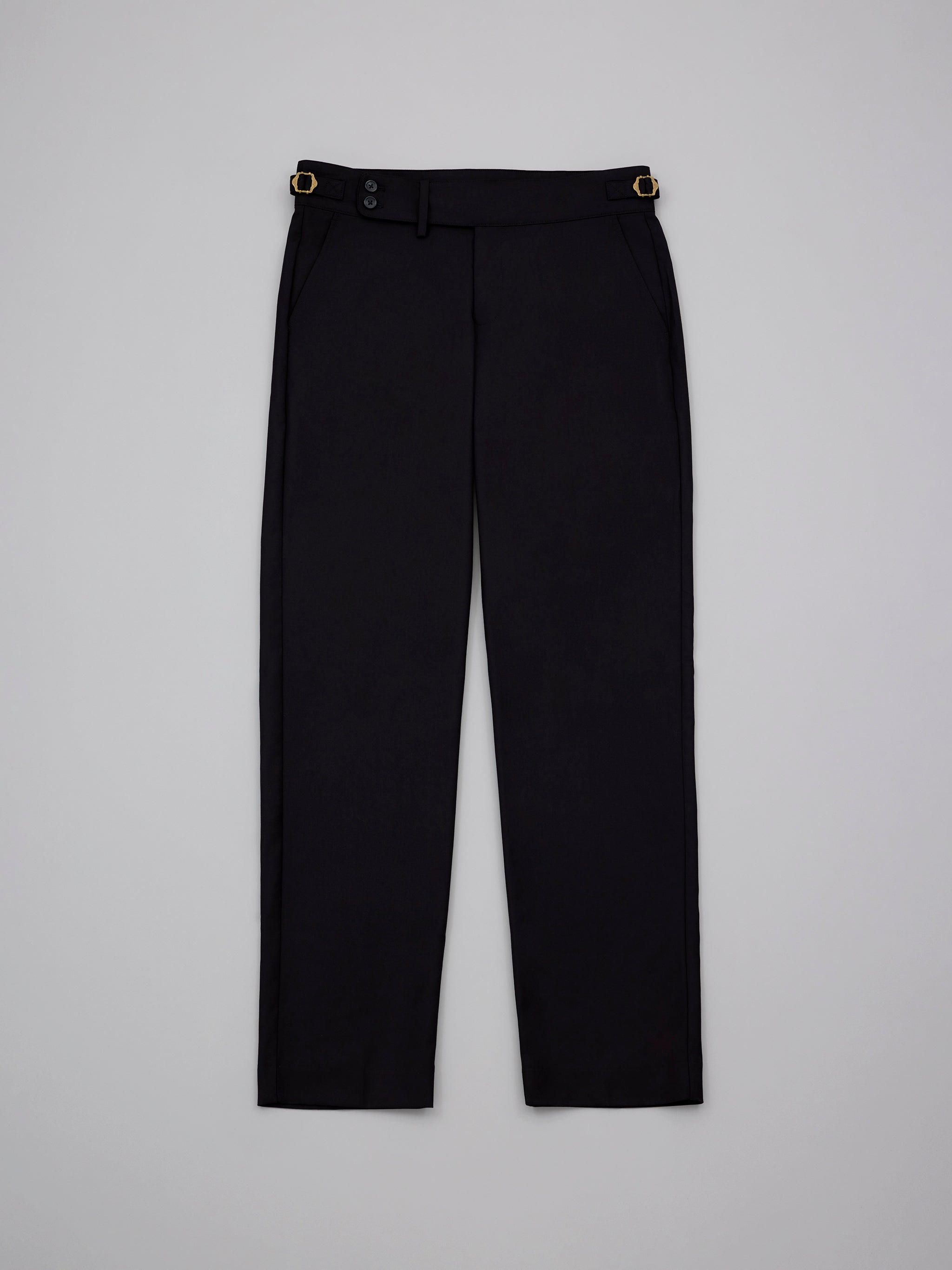 Fukaya Black Gurkha Tux Pants