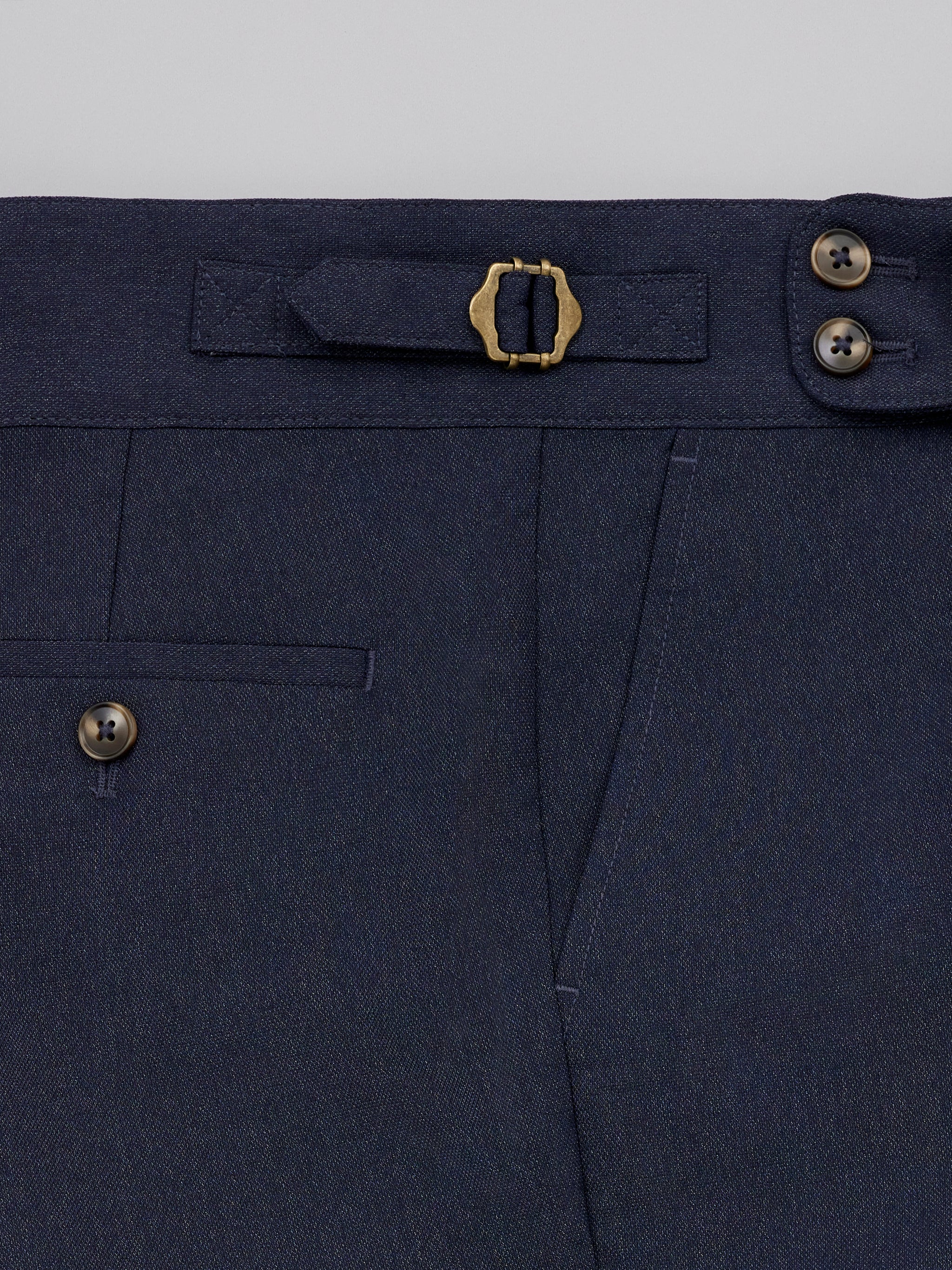 Shimizu Collegiate Blue Gurkha Pants