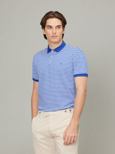 Stripe Logo Polo Tee