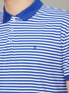 Stripe Logo Polo Tee
