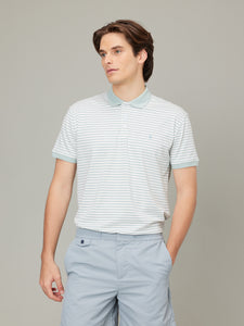 Stripe Logo Polo Tee