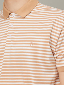 Stripe Logo Polo Tee