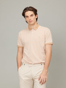 Stripe Logo Polo Tee