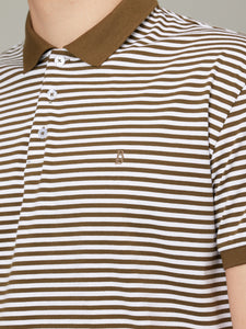 Stripe Logo Polo Tee