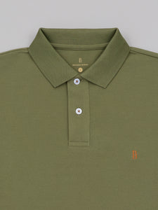 Pique Logo Polo Tee