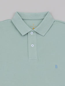 Pique Logo Polo Tee