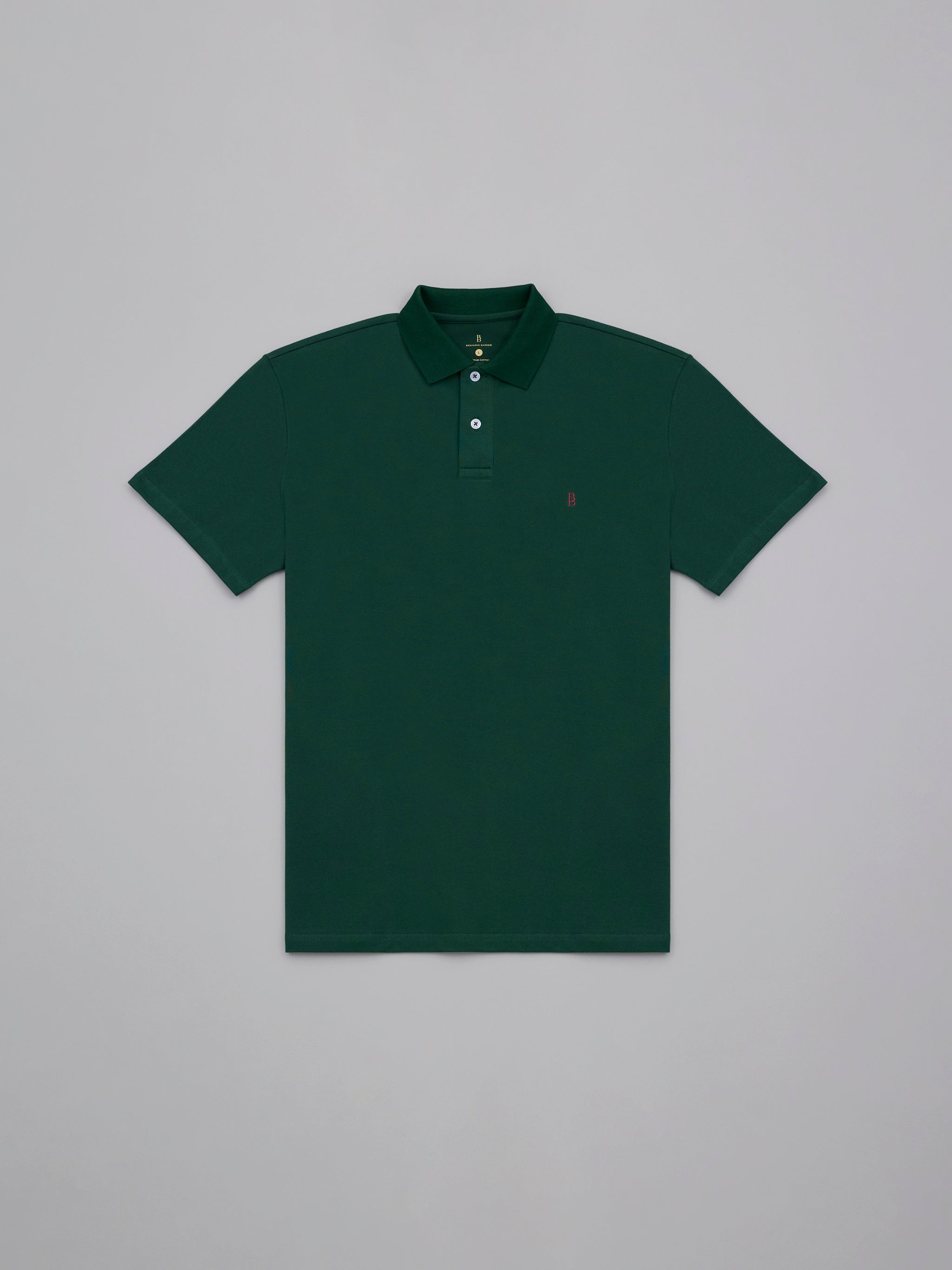 Pique Logo Polo Tee