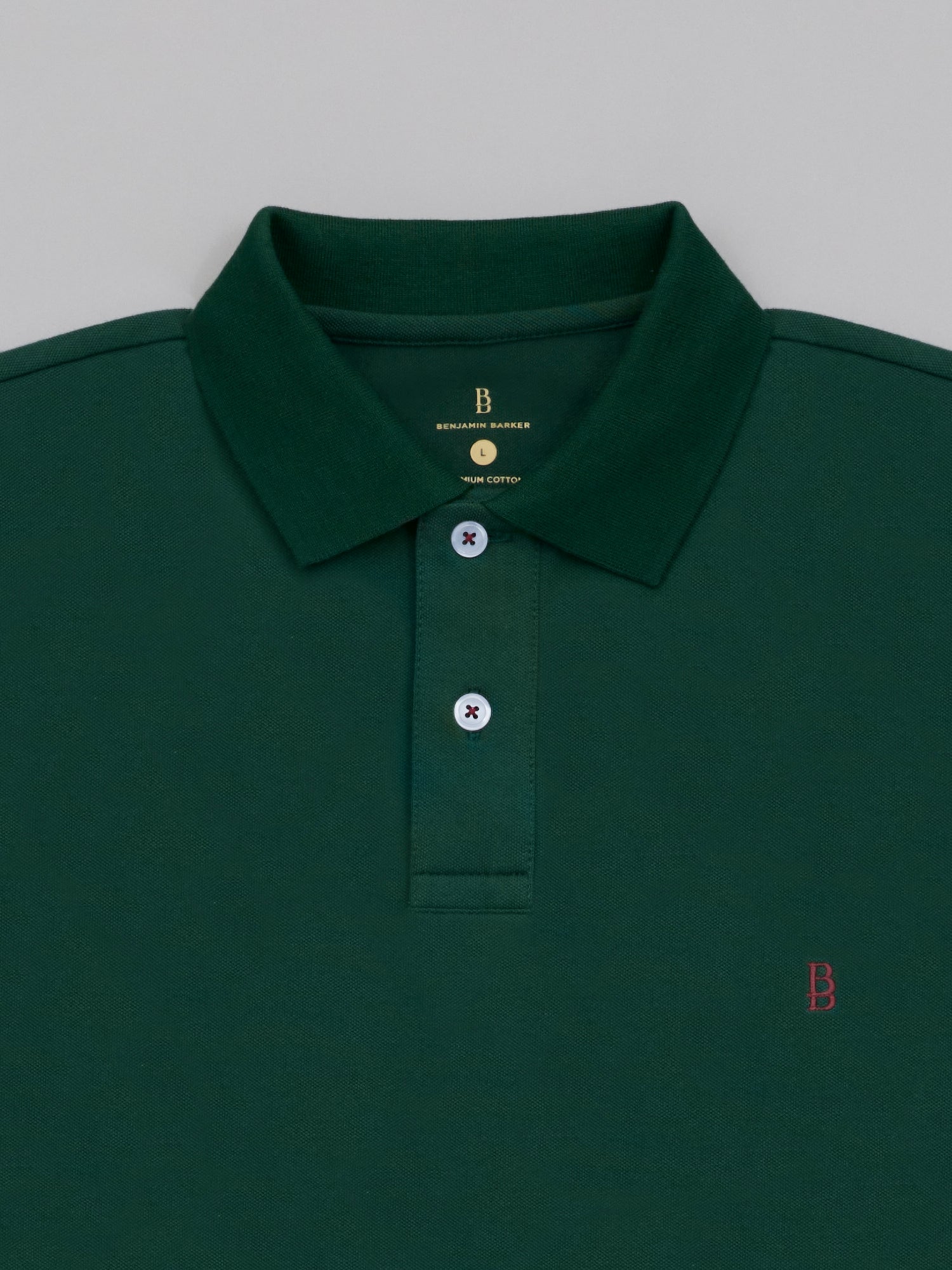 Pique Logo Polo Tee