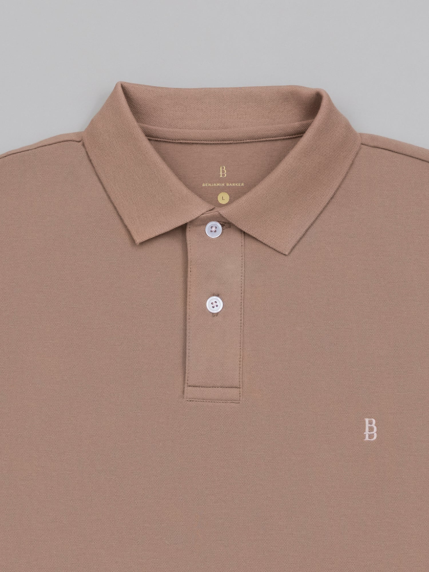 Pique Logo Polo Tee