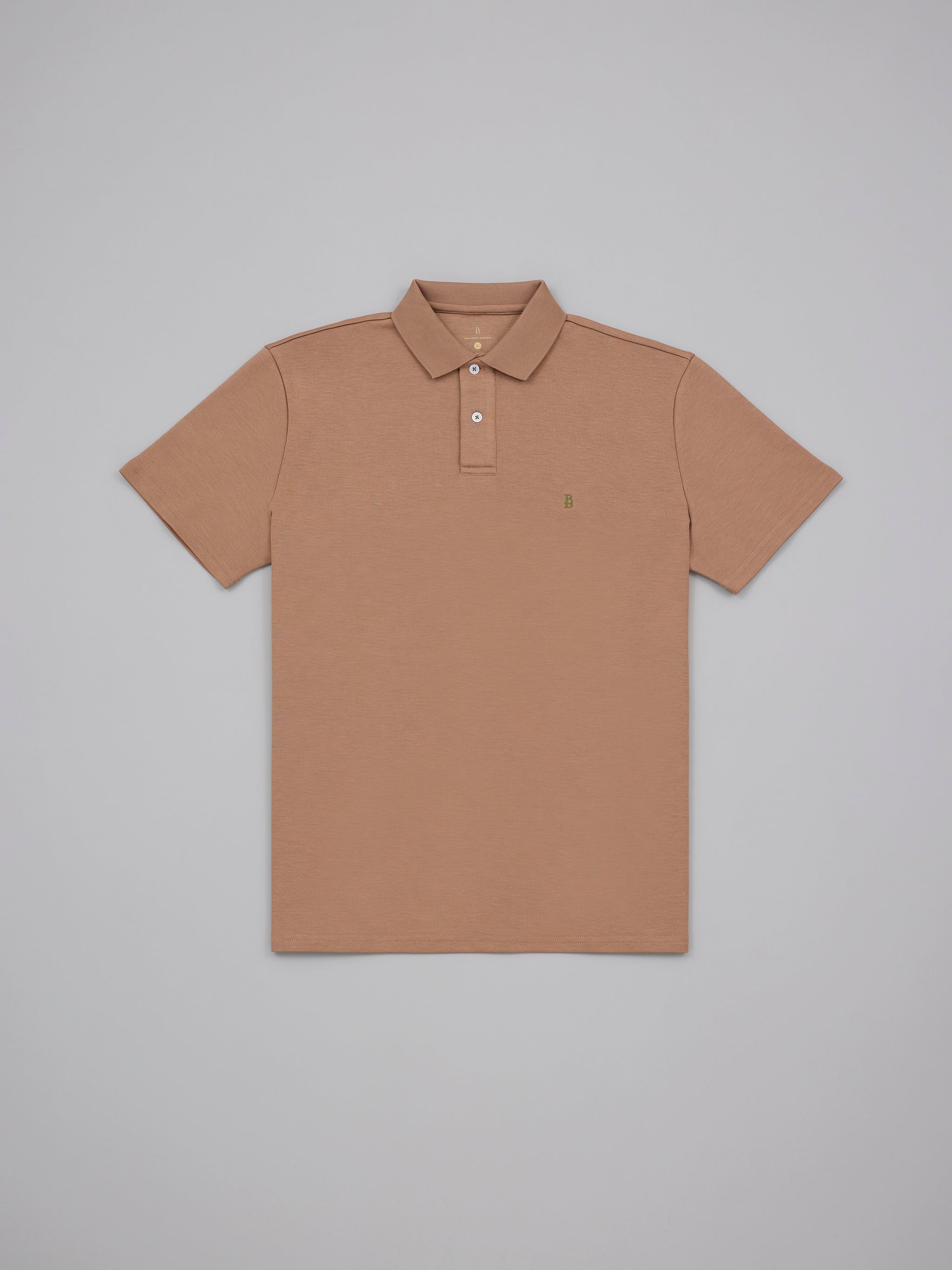 Pique Logo Polo Tee