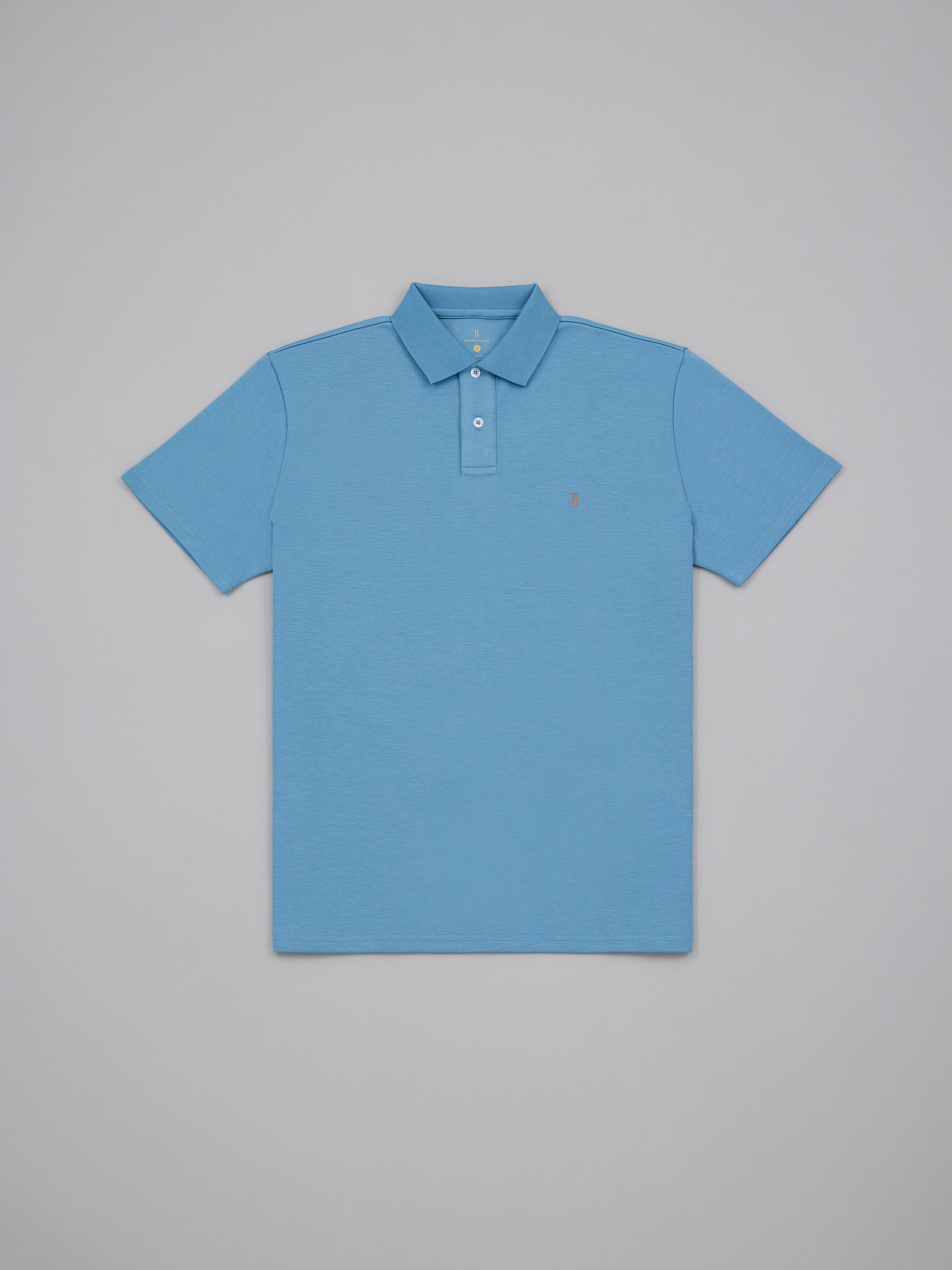 Pique Logo Polo Tee