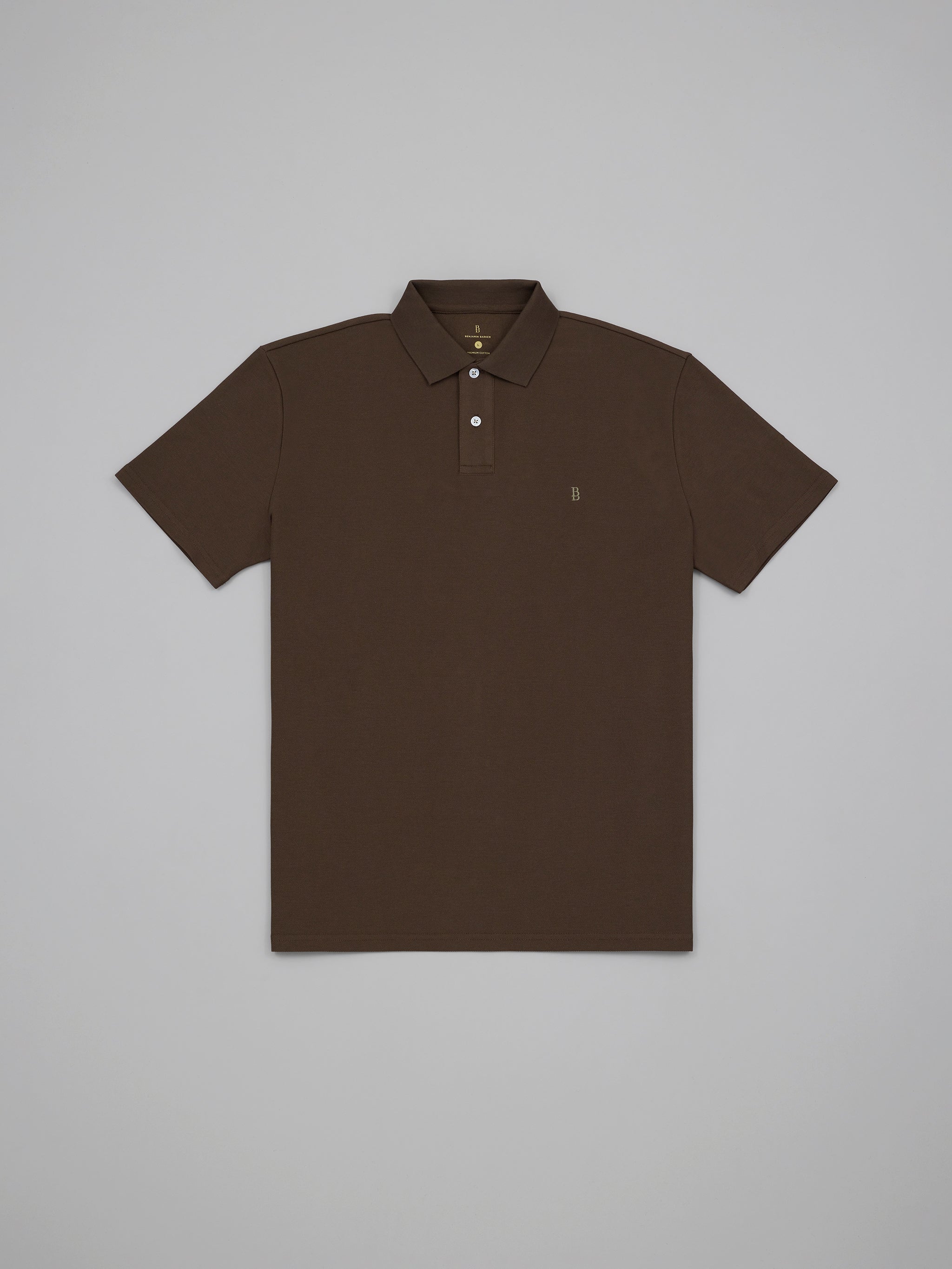 Pique Logo Polo Tee
