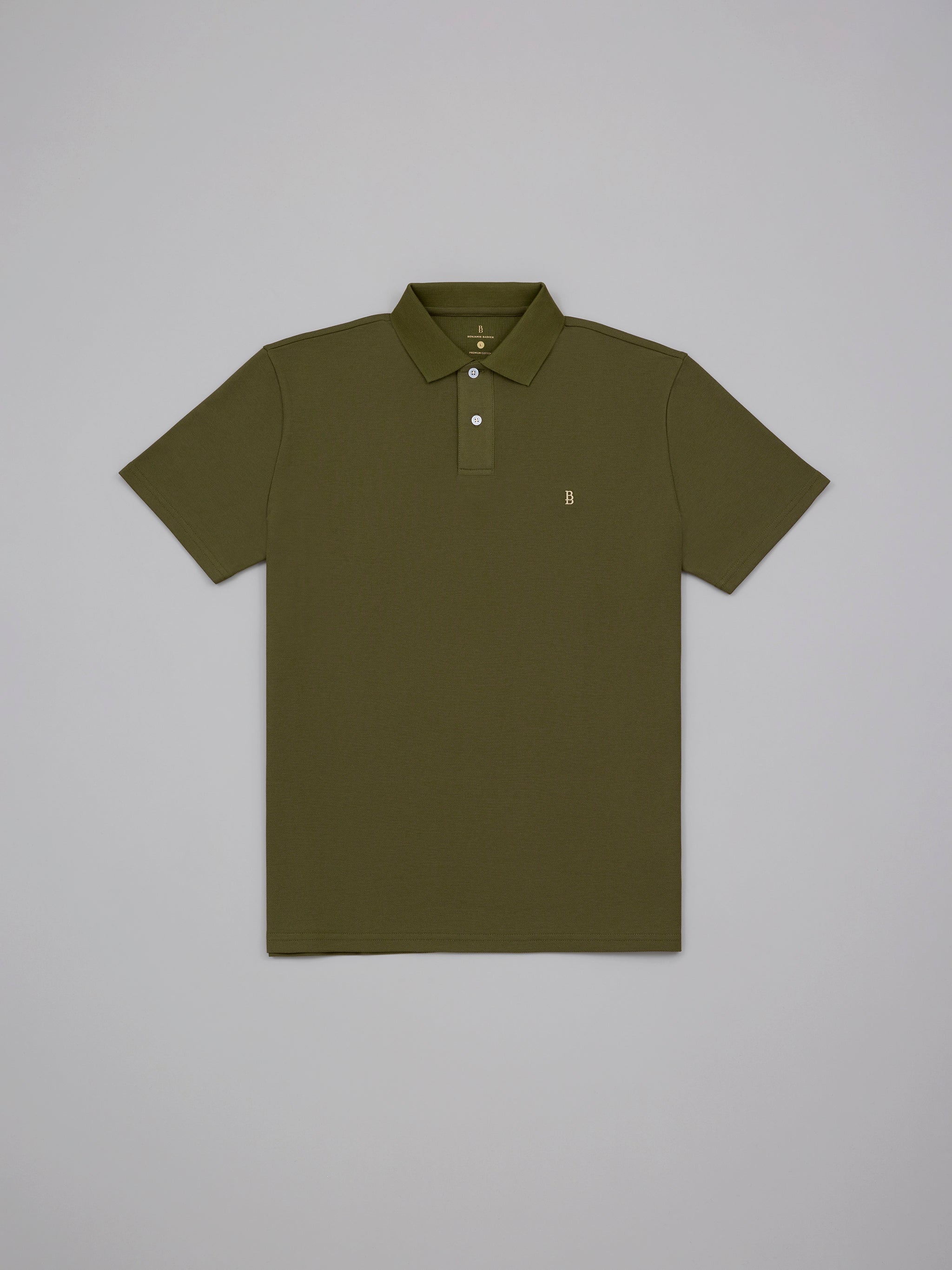 Pique Logo Polo Tee