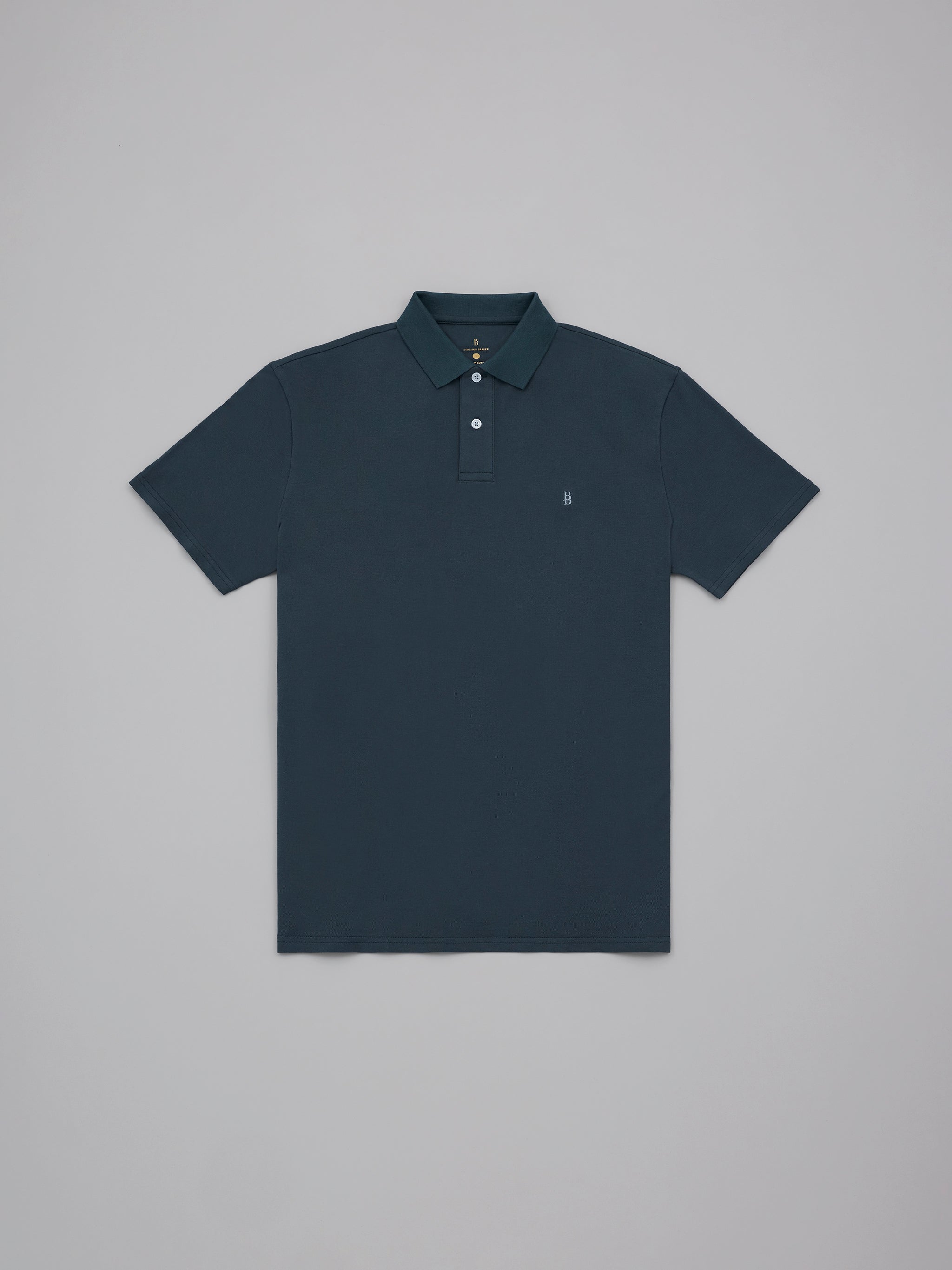 Pique Logo Polo Tee