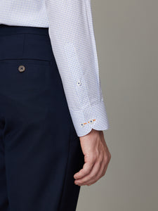 Matsumura Blue Mini Check