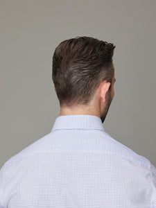 Matsumura Blue Mini Check