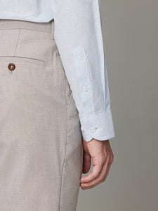 Hokusai Blue Washed Linen