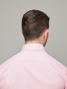 Yoshio Easy Care Pink Hairline Stripe