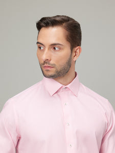 Yoshio Easy Care Pink Hairline Stripe