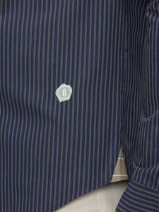 Misura Midnight Navy Ticking Stripe