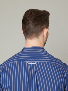 Yasutake Easy Care Navy Stripe